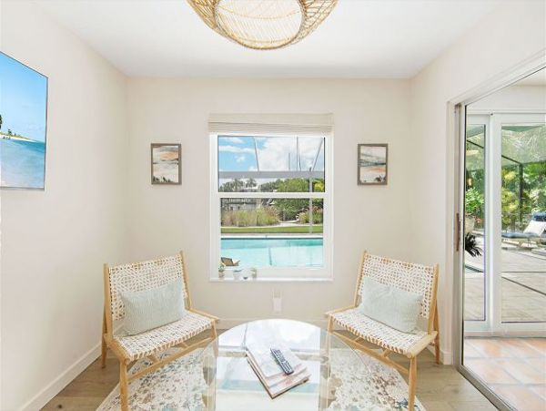 Three Bedroom Canal Front Vacation Home in Sanibel