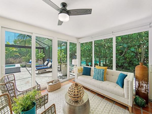 Three Bedroom Canal Front Vacation Home in Sanibel