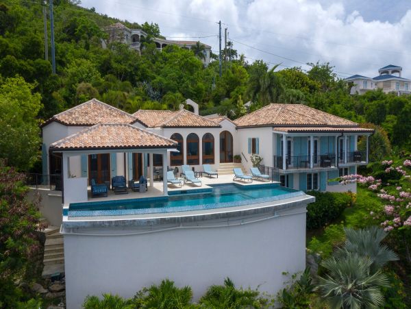 Four Bedroom Luxury Vacation Villa in St. John with Amazing Ocean Views