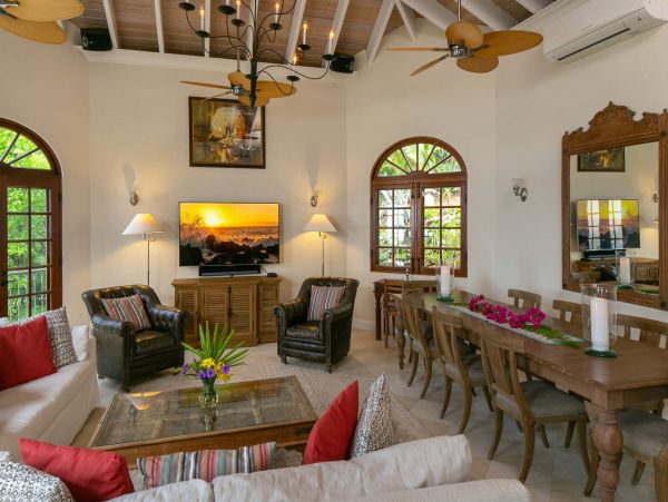 Four Bedroom Luxury Vacation Villa in St. John with Amazing Ocean Views