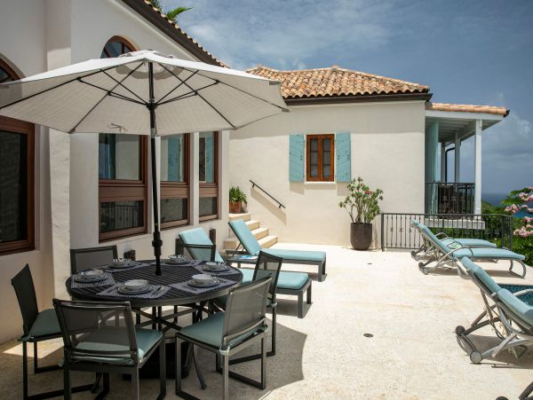 Four Bedroom Luxury Vacation Villa in St. John with Amazing Ocean Views