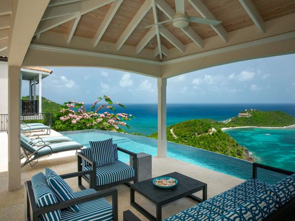 Four Bedroom Luxury Vacation Villa in St. John with Amazing Ocean Views