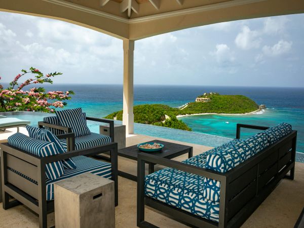 Four Bedroom Luxury Vacation Villa in St. John with Amazing Ocean Views