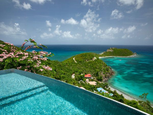 Four Bedroom Luxury Vacation Villa in St. John with Amazing Ocean Views