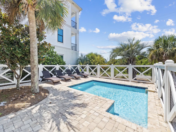 Steps to Beach Santa Rosa Beach Vacation Home Seven Bedroom