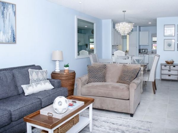 First Floor Two Bedroom Unit Steps from the Beach in Siesta Key
