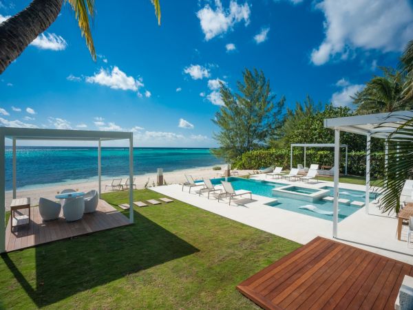 On Beach Cayman Island Vacation Estate 13 Bedroom