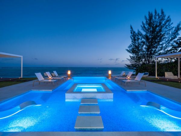 On Beach Cayman Island Vacation Estate 13 Bedroom