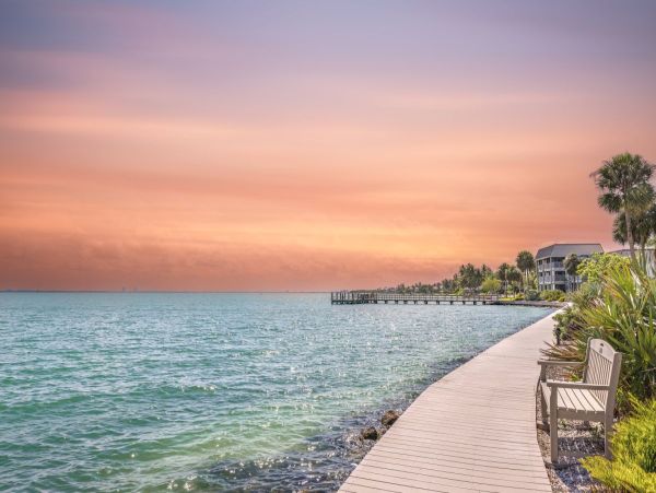 Two Bedroom Canal Front Vacation Condo in Sanibel