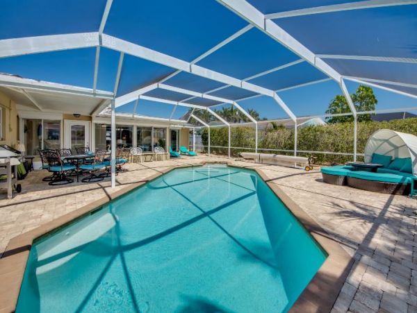 Cape Coral Vacation Pool Home Four Bedroom