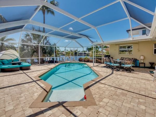Cape Coral Vacation Pool Home Four Bedroom