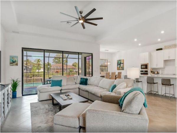 Beautiful 3 Bedroom Home in Cape Coral Sleeps 8