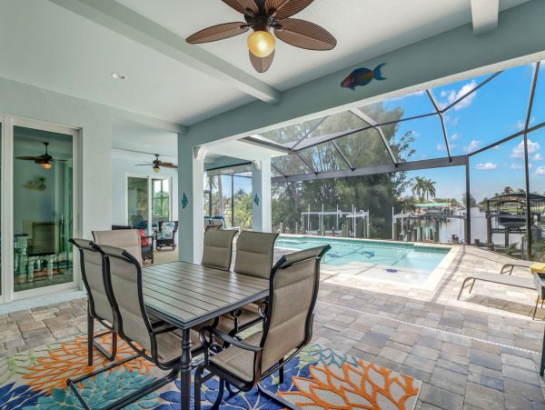 Luxury Canalfront Home in Cape Coral with Pool and Boat Dock