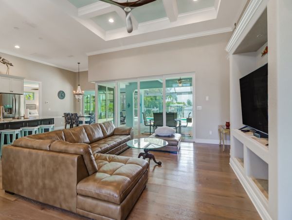 Luxury Canalfront Home in Cape Coral with Pool and Boat Dock