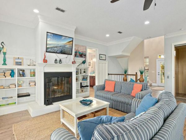 Gulf View Palm Coat Vacation Home Walk to Beach