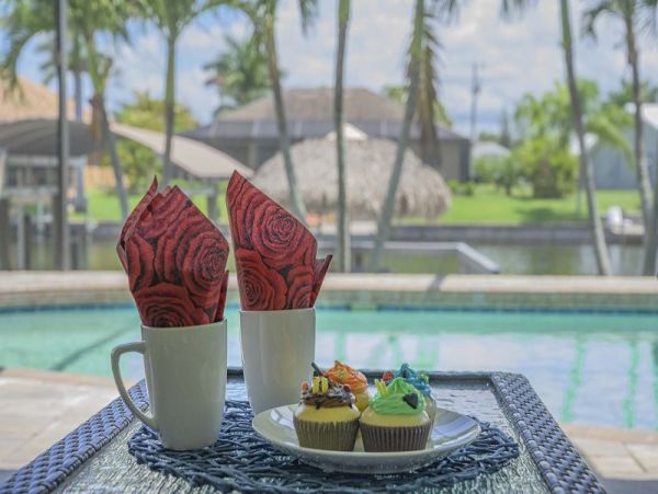 Stunning Cape Coral Luxury Pool Home Boat Dock