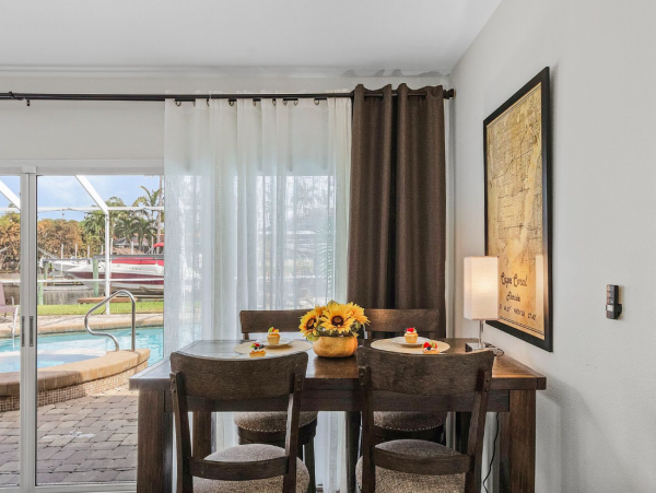 Perfect 4-Bedroom Waterfront Retreat with a Pool in Cape Coral
