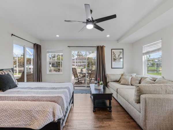 Perfect 4-Bedroom Waterfront Retreat with a Pool in Cape Coral