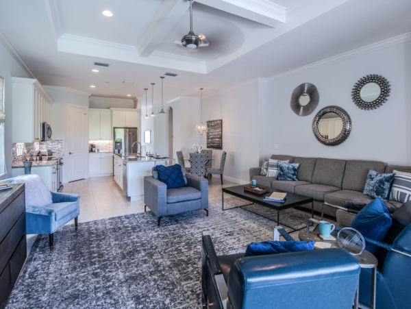 Luxury Three Bedroom Home with Private Heated Pool and Spacious Outdoor Seating Area