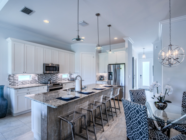 Luxury Three Bedroom Home with Private Heated Pool and Spacious Outdoor Seating Area