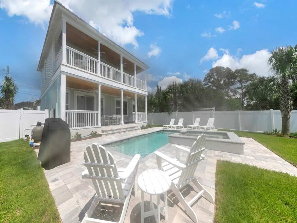 Panama City Vacation Pool Home Six Bedroom