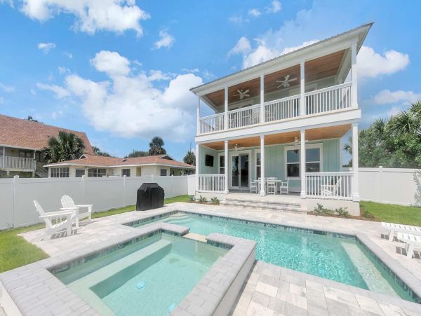 Panama City Vacation Pool Home Six Bedroom