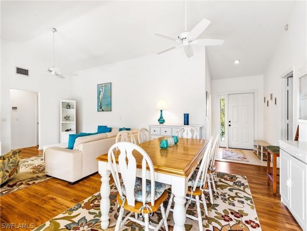 Walk to Beach Sanibel Vacation Pool Home Three Bedroom