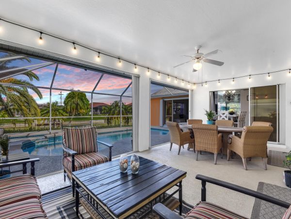 Cape Coral Vacation Pool Home Three Bedroom