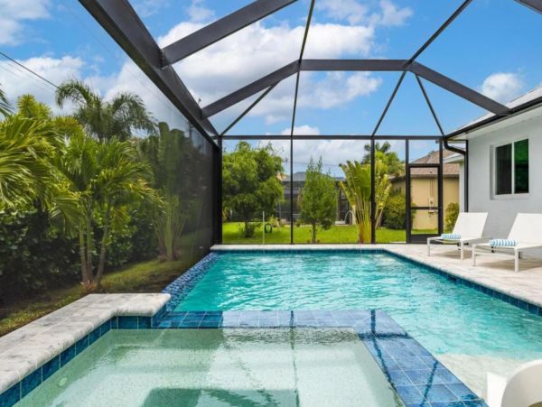 Luxury Vacation Home in Cape Coral with Private Pool & SPA