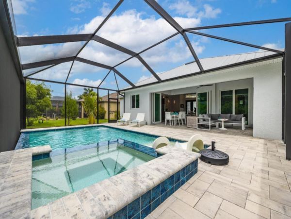 Luxury Vacation Home in Cape Coral with Private Pool & SPA