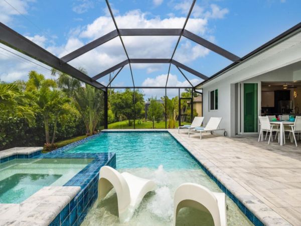 Luxury Vacation Home in Cape Coral with Private Pool & SPA