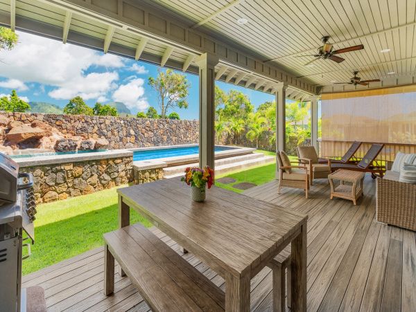 Koloa Luxury Vacation Home with Private Pool and Hot Tub Sleeps 7