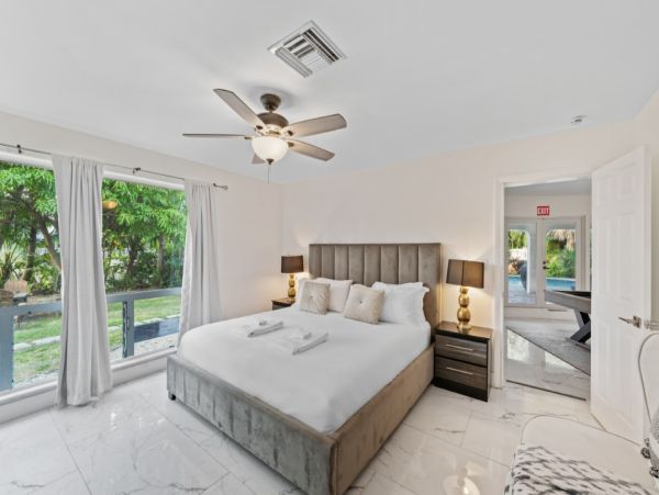 South Florida Waterfront Vacation Rental  7-Bedroom Luxury Villa with Private Pool