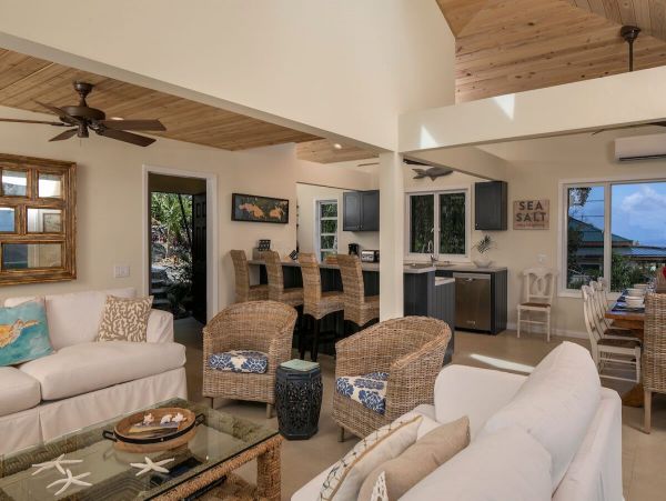 St. John Vacation Pool Home Four Bedroom Ocean Views
