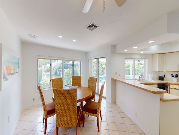 Walk to Beach Vacation Pool Home in Marco Island Three Bedroom