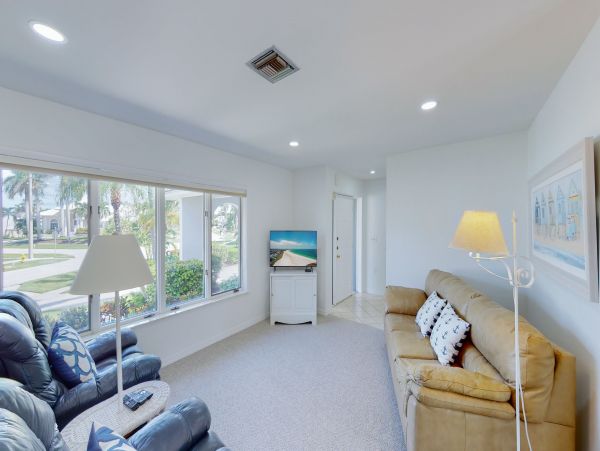 Walk to Beach Vacation Pool Home in Marco Island Three Bedroom