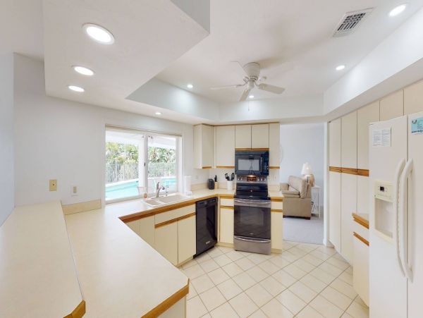 Walk to Beach Vacation Pool Home in Marco Island Three Bedroom