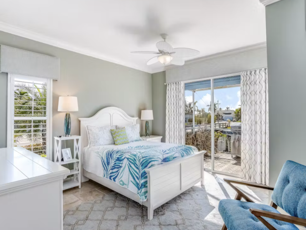 Marco Island Canalfront Four Bedroom Home with Caged Pool