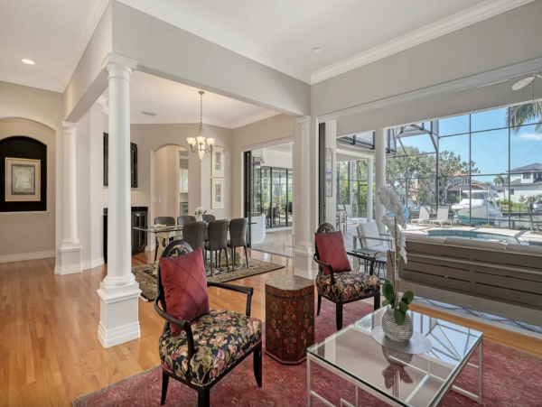 Waterfront with direct access to intercoastal