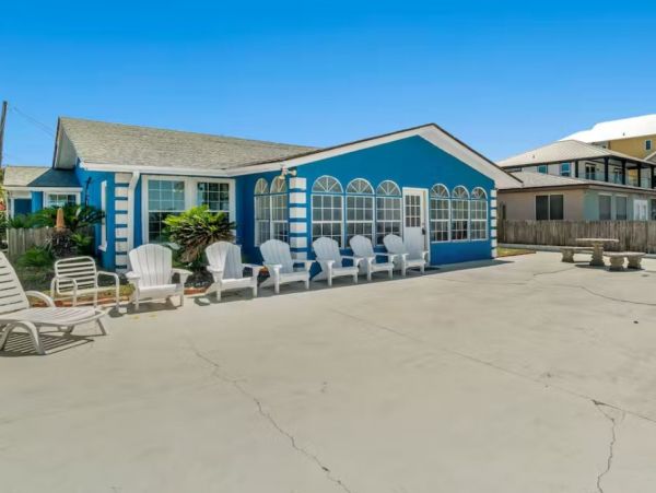 Beachfront Four Bedroom Vacation Home in Panama City Beach Sleeps 10