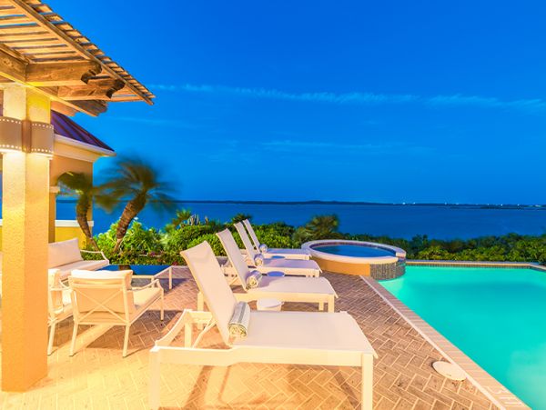 Turks and Caicos Vacation Pool Home Four Bedroom Oceanfront