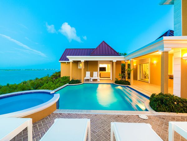 Turks and Caicos Vacation Pool Home Four Bedroom Oceanfront