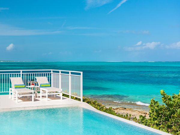 Oceanfront Vacation Pool Home Four Bedroom in Turks and Caicos