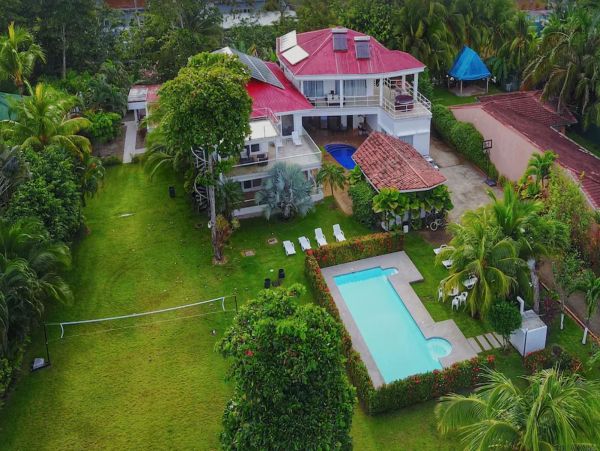 Beachfront Vacation Villa Jaco with 2 Pools & Sleeps 25