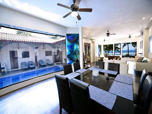 Oceanfront Jaco Vacation Pool Home Eight Bedroom