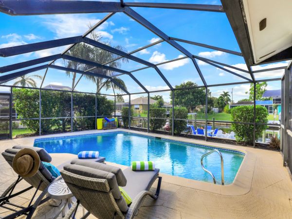 Luxury Vacation Home in Cape Coral with Private Pool Sleeps 6