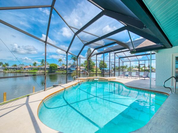 Four Bedroom Canal-Front Vacation Home in Cape Coral
