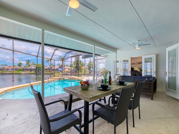 Four Bedroom Canal-Front Vacation Home in Cape Coral