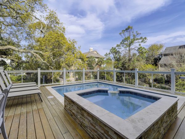 Hilton Head Luxury Vacation Rental 7-Bed North Forest Beach Home with Pool & Spa