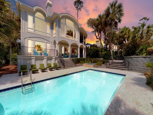 On Beach Hilton Head Vacation Home Six Bedroom